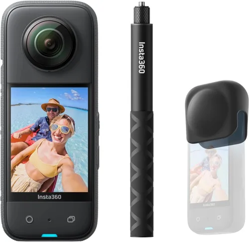 Miniatura 12 de Insta360 X3 - Cámara 360 impermeable, sensores 1/2 pulgada 48 MP, video HDR activo 5.7K 360, foto de 72MP 360, lente única 4K, modo Me 60 fps