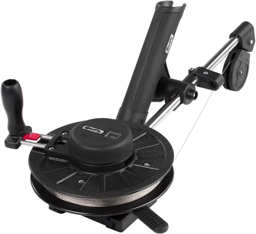Miniatura 3 de Scotty #1060 Depthking Descendente manual, pantalla empaquetada con soporte de caña, negro, mediano