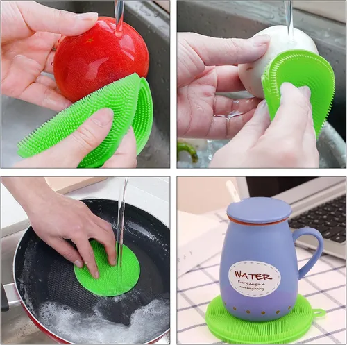 Miniatura 6 de Openfly Cepillo flexible para frutas y verduras, pelador de verduras/frutas con cepillo de frutas flexible para alimentos, verduras, zanahoria