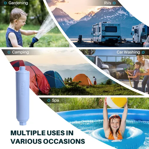 Miniatura 3 de TOREAD Filtro de manguera de jardín para llenado de jacuzzi, spa, piscina, reduce el cloro, metales pesados, agua dura, prefiltro de extremo
