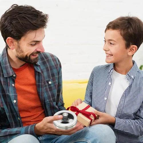 Miniatura 6 de Fidget Spinner para adultos, ultra duradero, metal silencioso, juguetes sensoriales con rodamientos de acero inoxidable, TDAH, autismo, ansiedad
