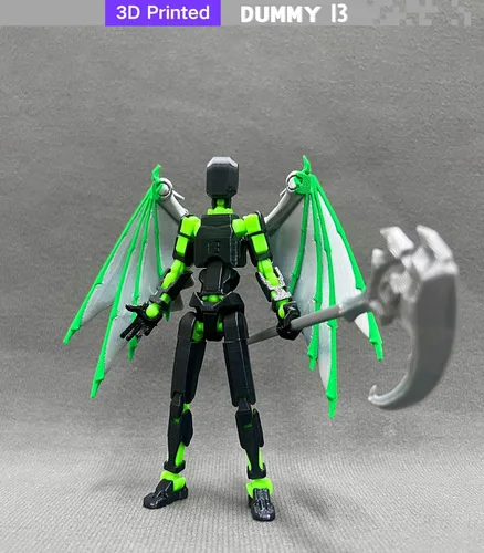 Miniatura 2 de apcute Figura de acción T13 (montaje completado), figura de acción T13, 5.5 pulgadas impresa en 3D multiarticulado, muñeco de acción de robot