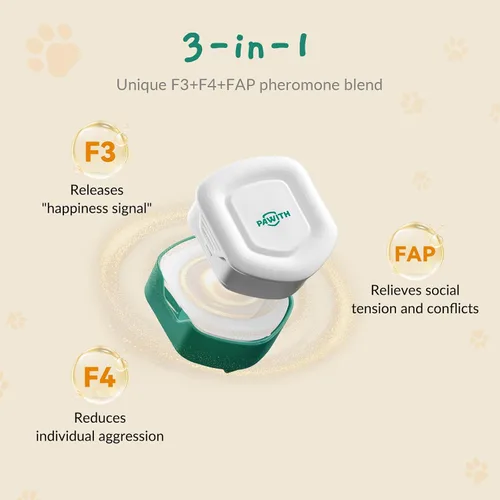 Miniatura 2 de Difusor de gel calmante para gatos para viajes, difusor de feromonas para gatos y gatitos para reducir la ansiedad y los comportamientos