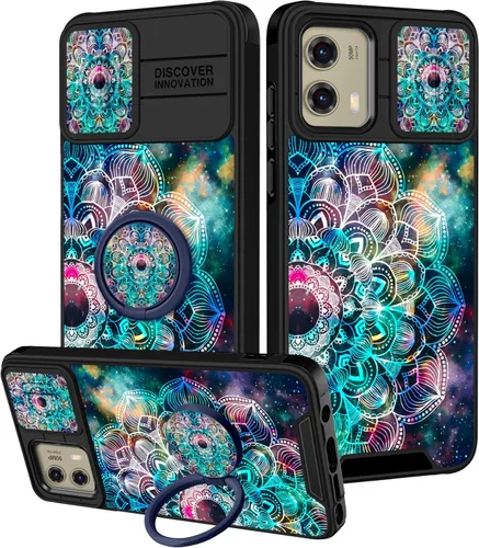 Miniatura 86 de Funermei Funda para Moto G Play 4G 2024 – Funda para teléfono para mujeres y niñas, diseño único de gato y libros, diseño único con funda