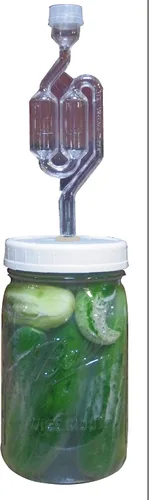 Miniatura 7 de The Picklemeister - Tarro de fermentación de vidrio (Picklemeister 1 galón)