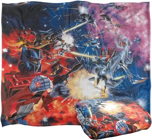 Miniatura 9 de Manta Transformers, 36 x 58 pulgadas, Autobot Box Art Silky Touch Super Soft