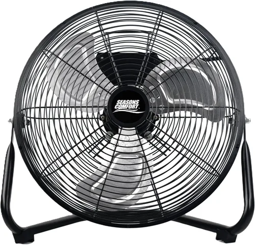 Seasons Comfort Ventilador resistente de alta velocidad de 14 pulgadas | 60 Watt, Heavy Duty Fan, ETL Listed, 3 Speed Air Circulator with 360 Degree