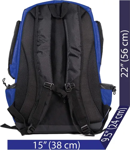 Miniatura 6 de Mochila de natación Athletico - Bolsa de natación con compartimentos para artículos húmedos y secos para natación, playa, campamento - Bolsas de Azul