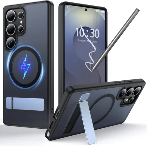 Miniatura 25 de [NO.1 - Funda magnética para Samsung Galaxy S21 con MagSafe [prueba de caídas de grado militar] [mate translúcido] [antihuellas] parachoques