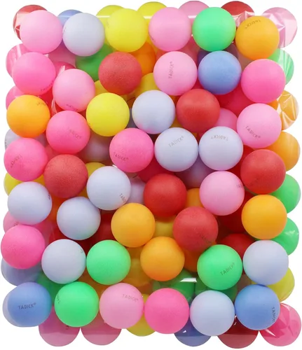 Paquete de 100 o 200 pelotas de ping pong de colores para bricolaje, pelota de tenis de mesa de varios colores para decoración de fiestas Multicolor
