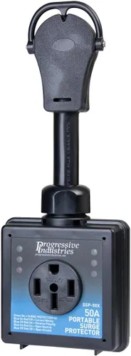 Miniatura 7 de Progressive Industries EMS-HW50C - Protector de sobretensiones para autocaravana resistente, negro, 50 amperios