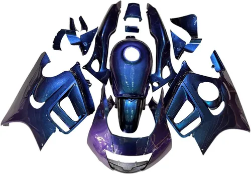 Kit de carenado de motocicleta para Honda CBR600 F3 1997 1998 CBR600F3 97 98 ABS Kit de cuerpo de inyección de plástico Carrocería-Camaleón Púrpura