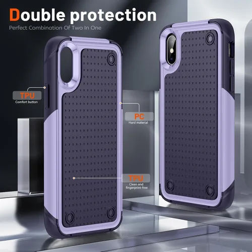 Miniatura 259 de Jeylly Funda para iPhone SE/Funda para iPhone 5S, Exterior de Plástico Duro que Absorbe Golpes + Interior de Silicona de Goma Defensor contra