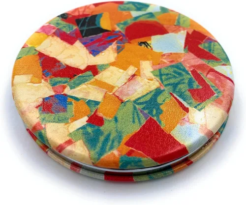 Miniatura 11 de Espejo de Mano Compacto a Granel Espejos Compactos para Bolsos Conjunto Plegable para Lápices de Labios Tamaño de Bolsillo Espejo de Mano Plegable