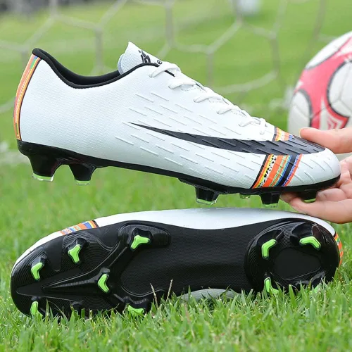 Miniatura 6 de HESBITEUL Zapatos de fútbol para hombre, atléticos, para interiores y exteriores, cómodos, para niños, fútbol americano, zapatos deportivos de alto