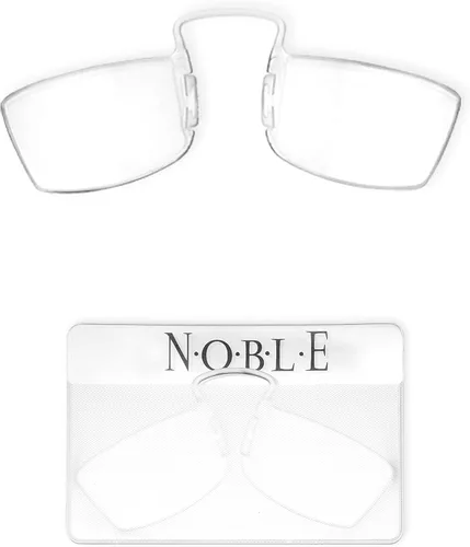 Miniatura 4 de Noble - Gafas de lectura pequeñas (paquete de 3) – Lectores sin montura con 3 portatarjetas de crédito y 1 funda para teléfono celular – Trucos