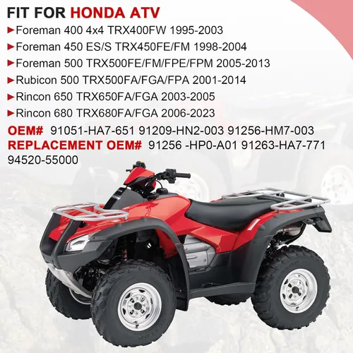 Miniatura 2 de Rodamientos y sellos de rueda delantera para Honda Foreman 500 400 450 Rincon 650 680 Rubicon 500