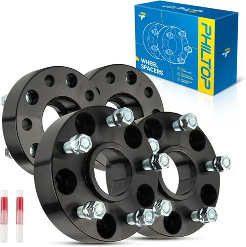 Miniatura 16 de PHILTOP Espaciador de rueda de 4 x 4 de 2 pulgadas, espaciadores de rueda centrados en las lengüetas para Polaris Trail Boss 330 2003-2013, Trail
