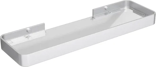 Miniatura 18 de Danpoo Estante de Pared Pequeña de 8 Pulgadas, Vidrio Templado Transparente con Marco de Aluminio Negro Mate – Elegante Organizador Flotante