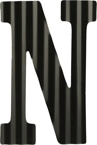 Miniatura 14 de COLLECTIVE HOME - Letras de 12 pulgadas para decoración de pared, letras negras corrugadas decorativas, arte de pared colgante con monograma, B