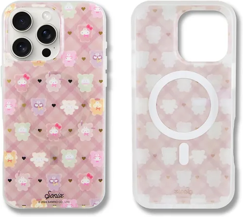Miniatura 8 de Sonix x Sanrio - Funda para iPhone 15 Pro, compatible con MagSafe, probada en caídas de 10 pies, adivinador Kuromi