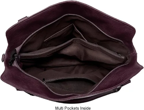 Miniatura 5 de Monederos grandes para mujer, bolsos de hombro, bolsa hobo, juego de 2 piezas