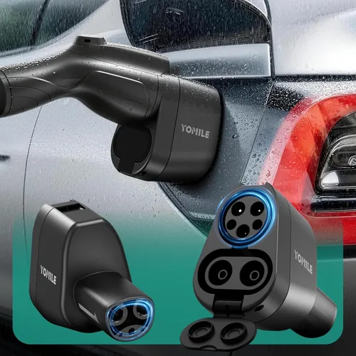 Miniatura 7 de Yomile Adaptador CCS1 y J1772 a Tesla para Tesla Model 3/S/X/Y/Cybertruck, adaptador de carga superrápida de 250kW para estación de carga de nivel 1