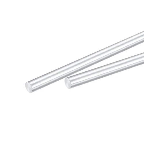 MECCANIXITY Varilla redonda de aluminio macizo de 0.236 in de diámetro, 9.843 in de longitud, para manualidades, paquete de 2