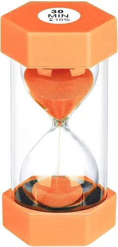 Miniatura 26 de Reloj de Arena con Temporizador de Arena de 1 Minuto, Reloj de Arena Irrompible, SandWatch de Plástico de 1 Min, Reloj De Arena 1 Minutos, Reloj