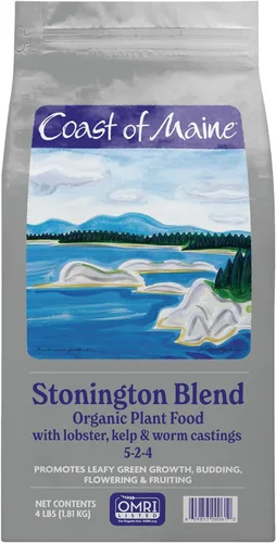 Miniatura 5 de Coast of Maine Stonington Blend - Alimento orgánico para plantas con bastidores de langosta, algas y gusanos - Listado OMRI