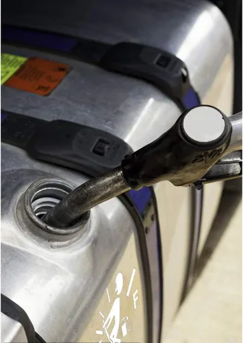 Miniatura 2 de 2 piezas de calcomanías blancas divertidas para tanque de combustible con tapa reflectante, calcomanías hilarantes para la mayoría de vehículos