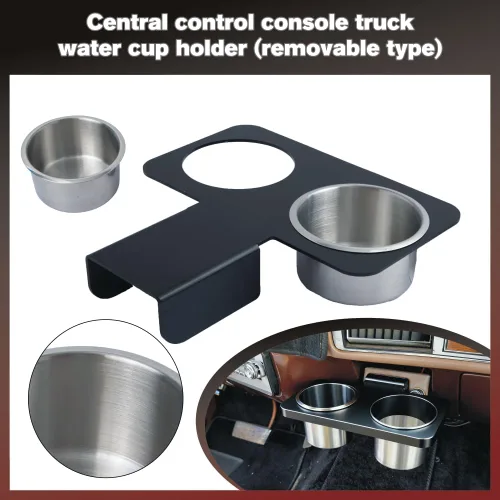 Miniatura 9 de Portavasos de camión para Chevy GMC 1973-1987/91 C10 C20 C30 K10 K20 K30, soporte desmontable para bebidas para consola central, accesorios de coche