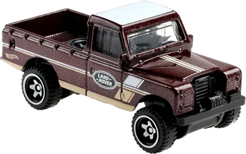 Miniatura 3 de Hot Wheels Land Rover Series III - Vehículo pickup a escala 1:64, regalo para coleccionistas y niños a partir de 3 años