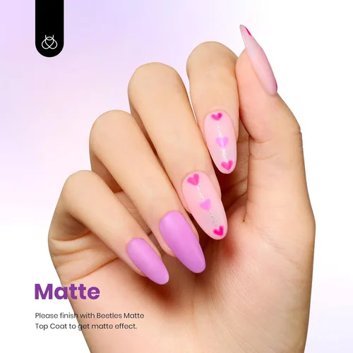 Miniatura 687 de Beetles - Esmalte de uñas de gel marrón – 0.5 onzas líquidas de esmalte de gel marrón oscuro, lámpara LED UV para uñas, regalo de manicura para I