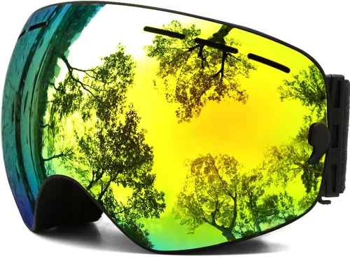 Miniatura 14 de JULI Gafas de esquí, gafas de snowboard para deportes de nieve de invierno con lente antivaho BNC