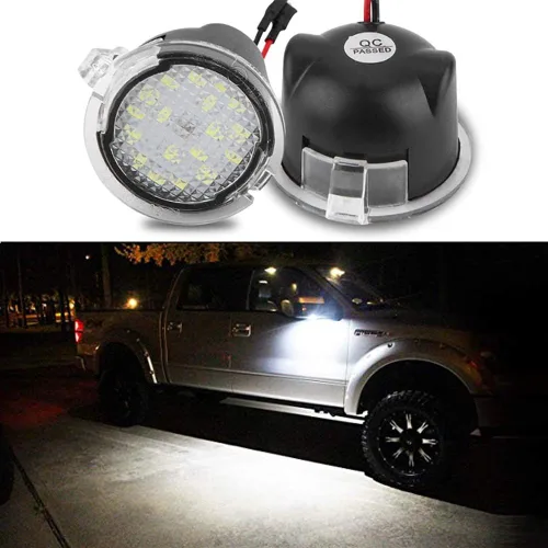 Miniatura 8 de Luces LED de repuesto para debajo del espejo retrovisor, compatible con Ford F-150 Expedition Explorer Edge Flex Fusion Taurus X Lincoln Mercury
