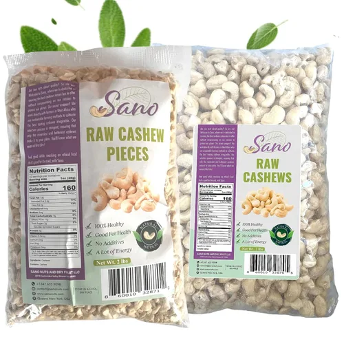 Miniatura 9 de Sano Nueces de anacardos crudos a granel de 50 libras – Anacardos crudos sin sal de origen africano occidental – anacardos frescos y sin tostar