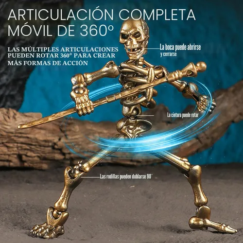 Miniatura 2 de Juego de 6 figuras de acción T13, esqueletos para Halloween, muñeco 13, figura de acción de esqueleto Titan 13, juguete de esqueleto impreso en 3D