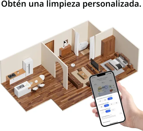 Miniatura 7 de DREAME L10s Ultra Robot, combo de aspiradora y fregona, limpieza y secado automáticos, base auto-llenable y auto-vaciable para 60 días de limpieza