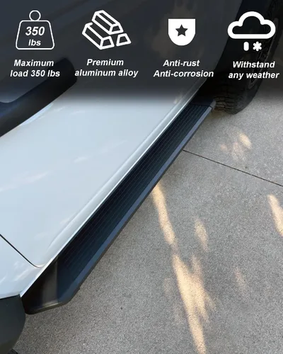 Miniatura 6 de Estribo apto para Bronco 2 puertas 2021-2026 Barra lateral de tubo de textura negra