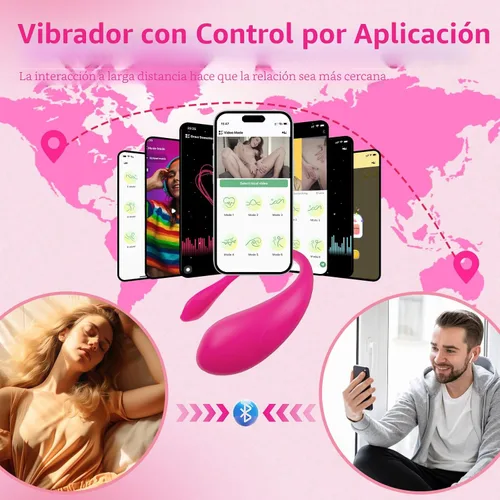 Miniatura 3 de Juguetes sexuales femeninos vibrador portátil – Juguetes para adultos, aplicación Bluetooth de larga distancia, control remoto, vibrador de punto G