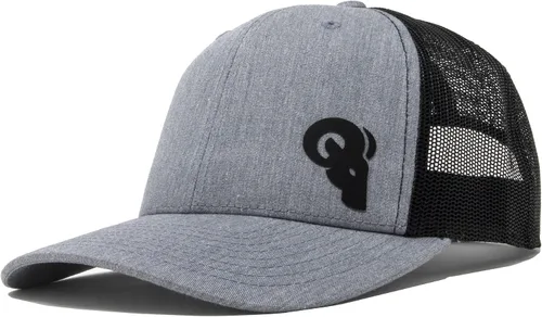 RAM ADVANTAGE Sportsman Trucker Hat Gorra de silicona con logotipo de malla Snapback de alta calidad, duradera, ajuste cómodo