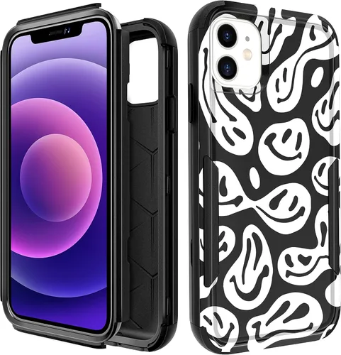 Miniatura 173 de para iPhone 11 - Funda para mujeres y niñas, diseño único estético, mariposa azul kawaii para adolescentes, funda protectora resistente, dura, a