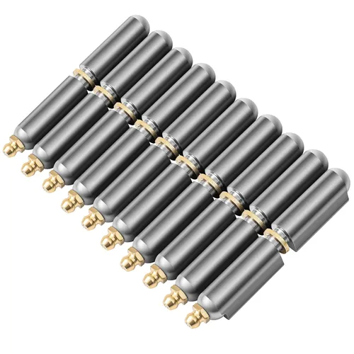 Zonon 10 Piezas Bisagras de Barril Soldables de Acero al Carbono de 3 Pulgadas para Barbacoa Ahumador Bala Soldable Bisagra de Bala Bisagras de Zerk