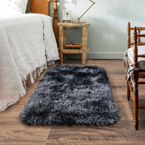 Miniatura 33 de Alfombras de Pasillo para Dormitorio 2x6 pies Alfombras de Pasillo para Pasillos Antideslizantes Suaves de Pelo Largo Alfombra de Cabecera, Alfombra