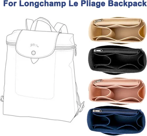 Miniatura 6 de Lckaey bolso mochila organizador para le pliage mochila fieltro bolsa inserto organizador multi bolsillo 1013beige