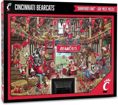 Miniatura 30 de YouTheFan NCAA Barnyard Fans - Rompecabezas de 500 piezas