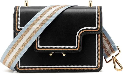 Miniatura 132 de ZOOEASS - Correa de repuesto para cartera, para colgar en el hombro o para cruzar, ancha y ajustable, de lona