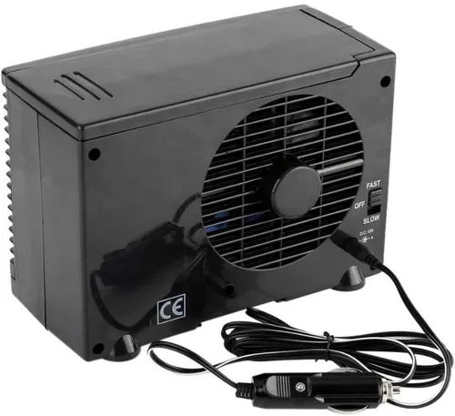 Miniatura 6 de Ventilador portátil de 12 V para coche, camión, hogar, mini ventilador de aire acondicionado, enfriador de agua evaporativo, 7.9 x 4.3 x 5.9 pulgadas