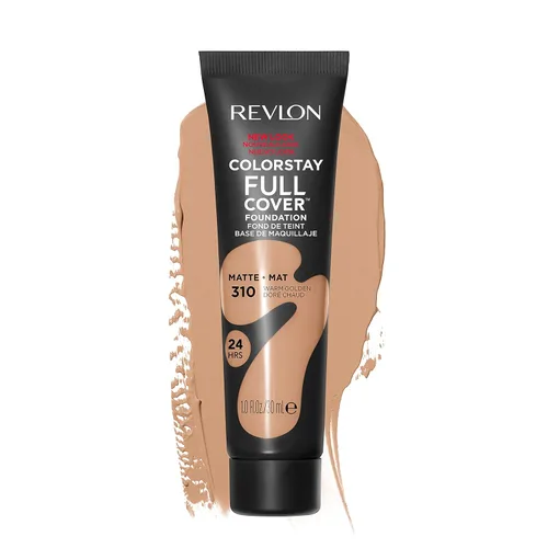 Miniatura 17 de Base líquida de Revlon ColorStay de cobertura completa de larga duración con acabado mate, maquillaje facial ligero resistente al calor y al sudor